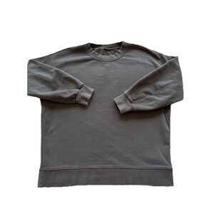 Lululemon Sweatshirt Women's Perfectly Oversized Crew Relaxed Pullover Black